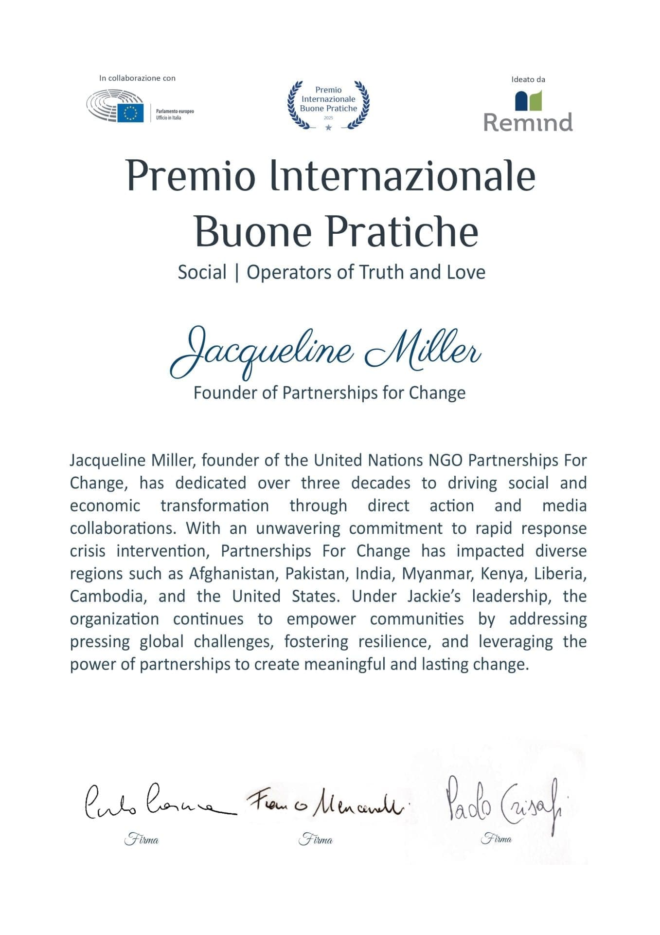 Miller Motivazione